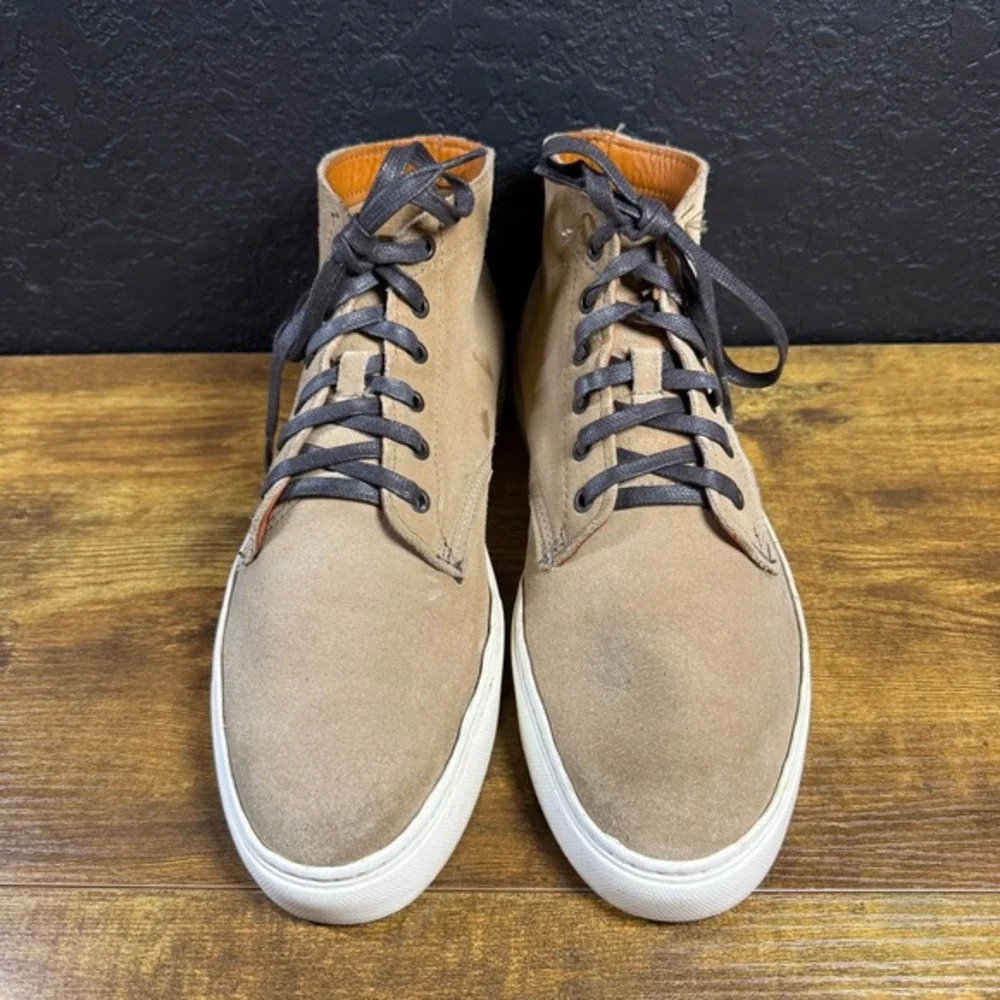 Wolverine 1000 Mile W40595 Tan Suede Leather Mid Top Sneaker‎ Mens 10.5D